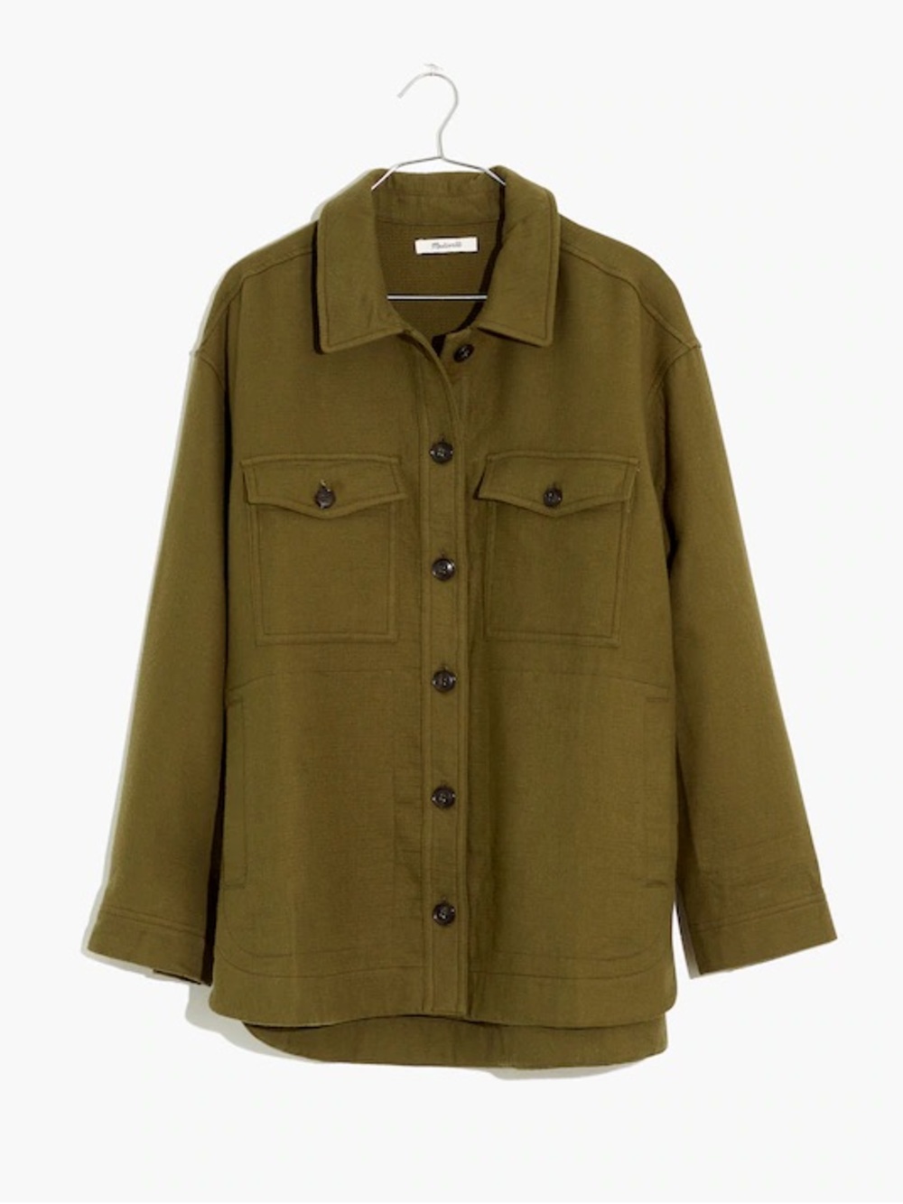 Madewell Jacket Waffle Dark Green Women’s size Small